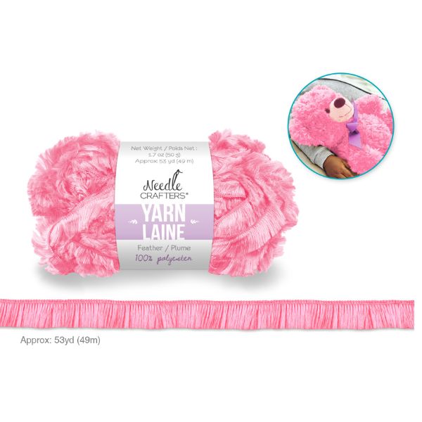Laine plume 100% polyester 50 g Needlecrafters