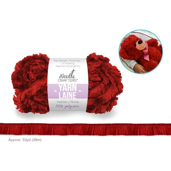 Laine plume 100% polyester 50 g Needlecrafters