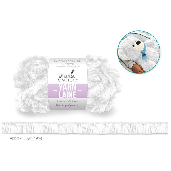 Laine plume 100% polyester 50 g Needlecrafters
