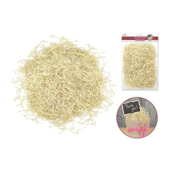 Copeaux de bois très mince 34 g beige