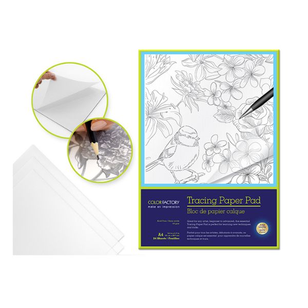 Bloc de papier calque 9 po x 12 po (24 feuilles)