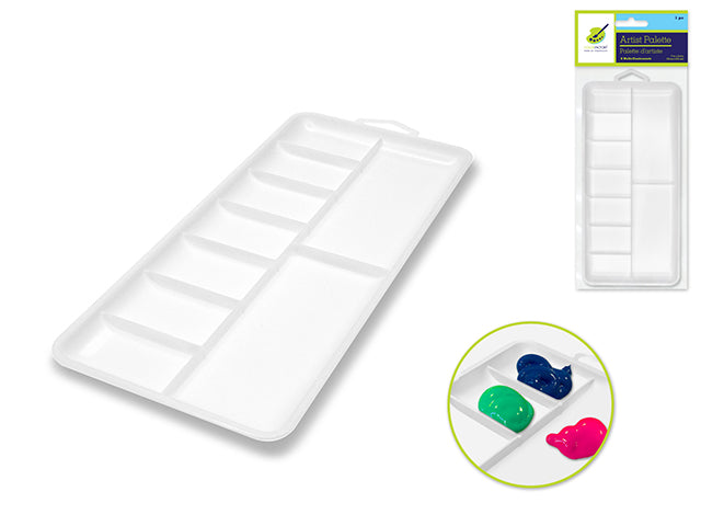 Palette d'artiste 7 po x 3,4 po