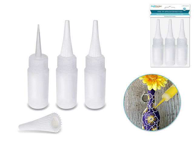 Bouteille avec applicateur 33 ml (paquet de 3)