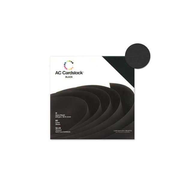 Cartons 12 po x 12 po noir (paquet de 60)