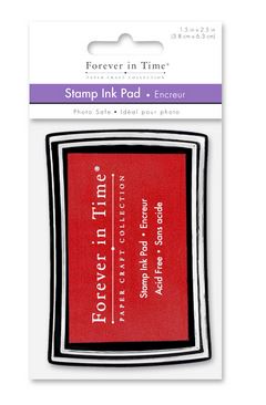 Tampon encreur sans acide 1,5 po x 2,5 po