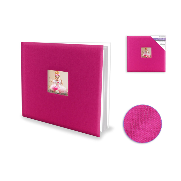 Album de scrapbooking à pivot rouge 12 po x 12 po