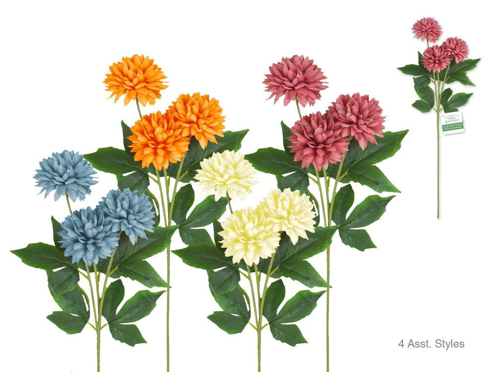 Tige de dahlia artificielle 25 po