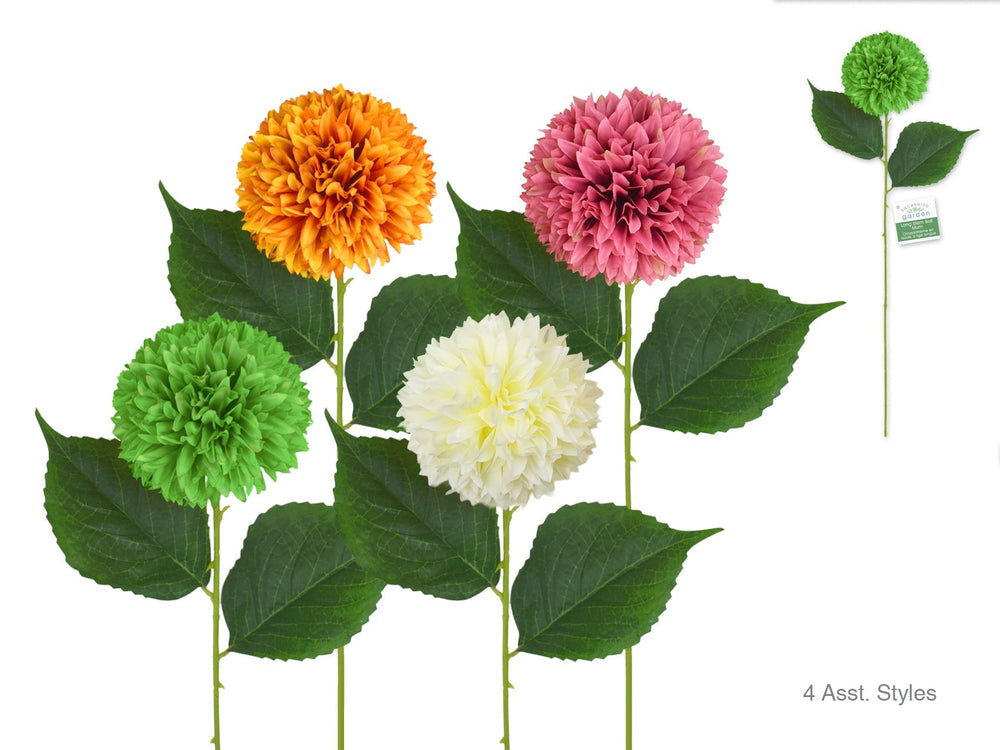 Tige de chrysanthème artificielle 25 po