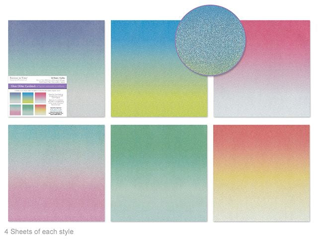 Papier 12 po x 12 po couleurs pastelles ombrées