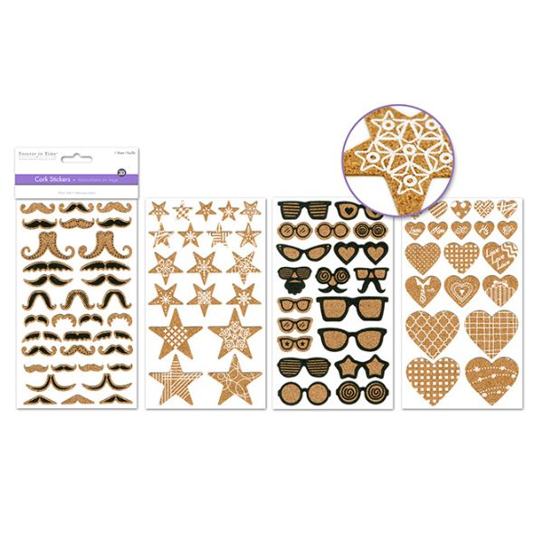 Autocollants de gemme coeurs