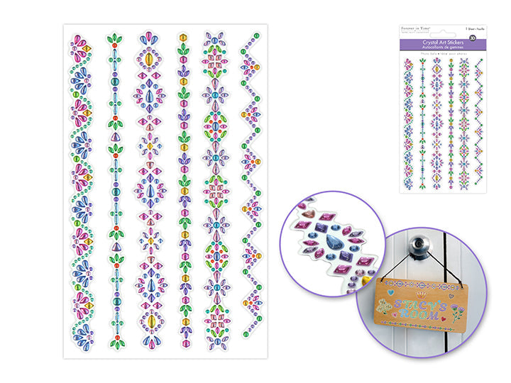 Autocollants de gemme bordures