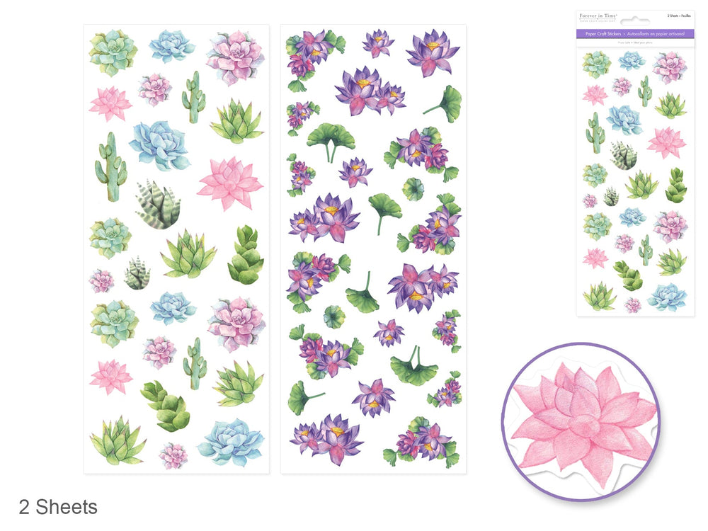Autocollants succulentes
