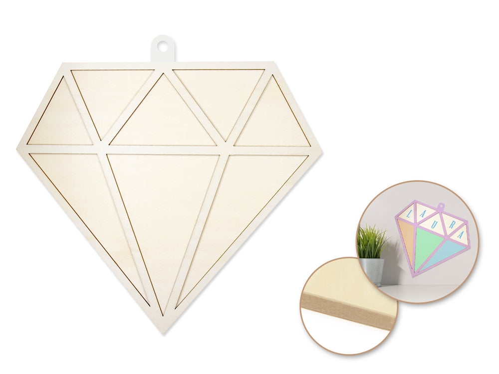 Plaque en bois 3D