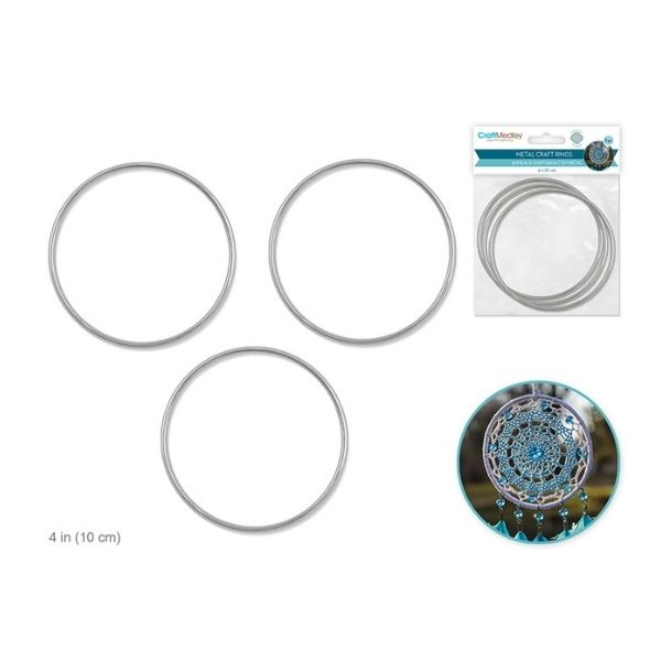 Anneau argent 4 po (paquet de 3)