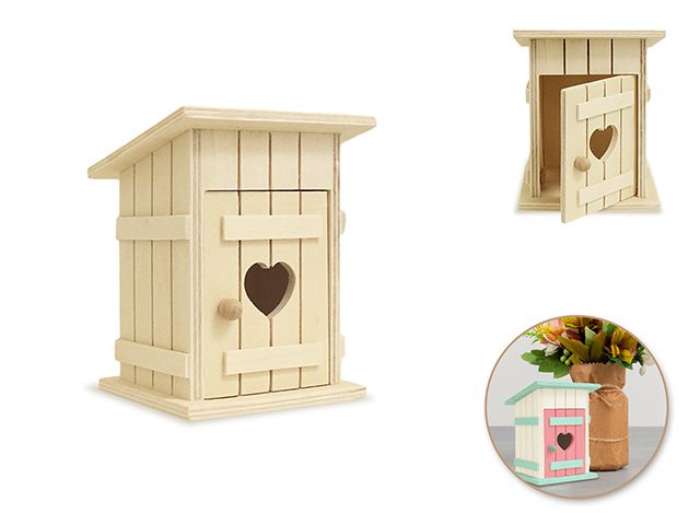 Maison de jardin en bois 3,15 po x 2,5 po 4,13 po