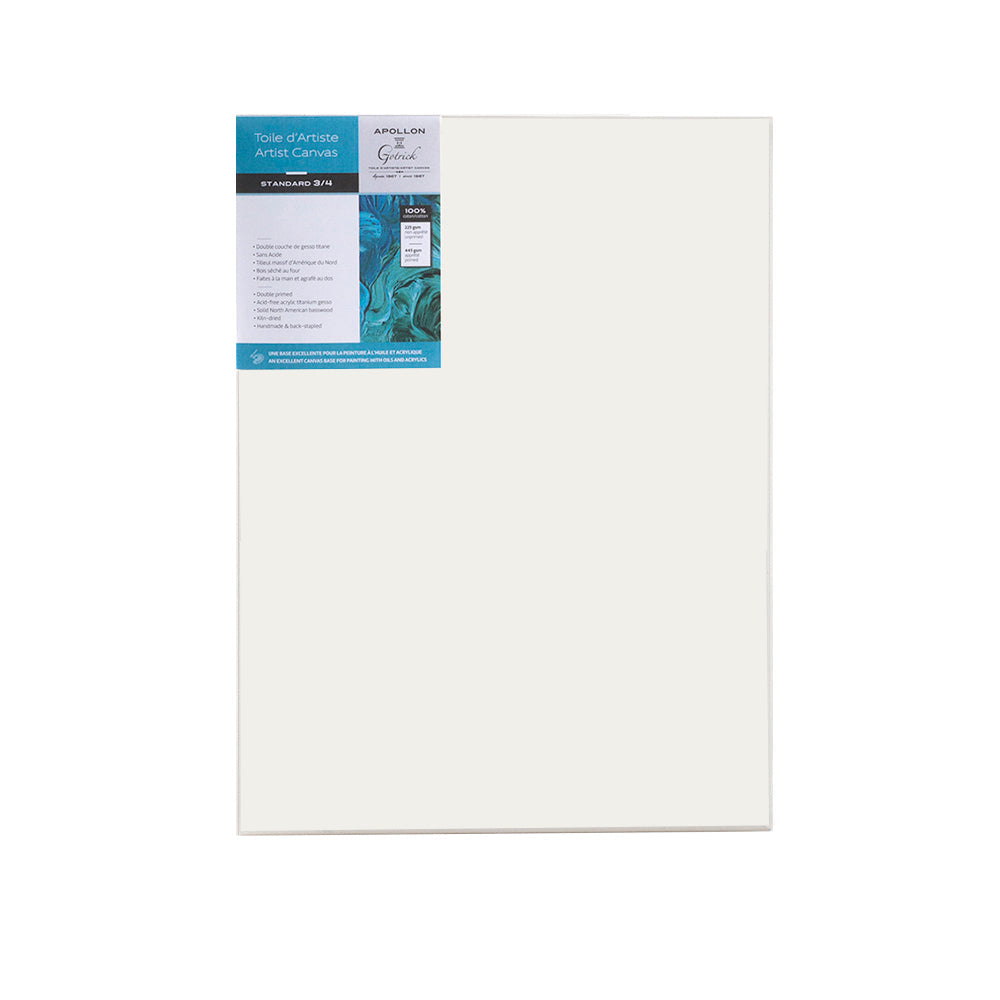 Toile classique cadre 0,75 po