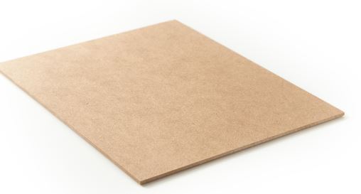 Panneau en masonite pâle