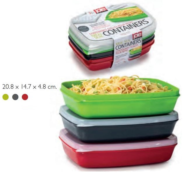 Contenant en plastique 20 po x 14 po x 4 po Joie (paquet de 3)