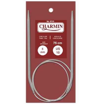 Aiguille à tricoter circulaire 75 cm Charmin