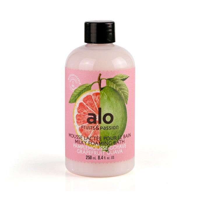 Mousse lactée pour le bain Alo pamplemousse goyave 250 ml
