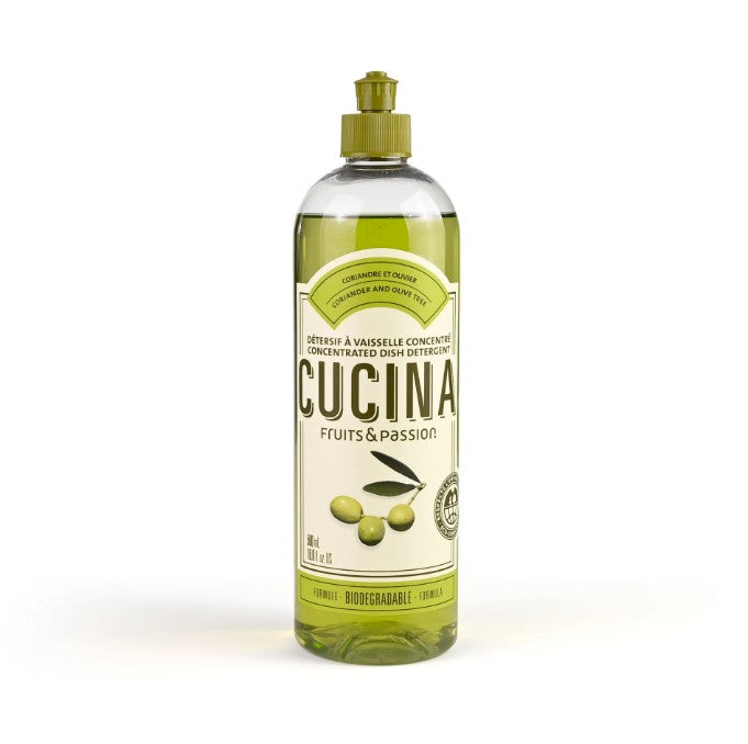 Savon à vaisselle Cucina coriandre et olivier 500 ml