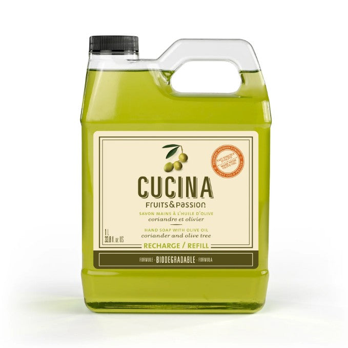 Recharge de savon à main Cucina coriandre et olivier 1 L