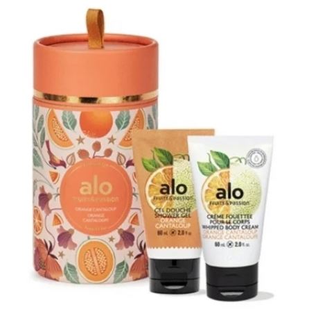 Ensemble de gel douche et crème pour le corps Orange Cantaloup