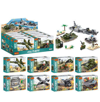 Mini blocs de construction véhicule militaire COGO