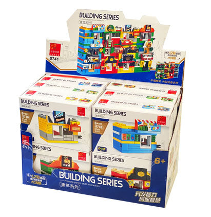 Mini blocs de construction bâtiment (6 ans et plus)
