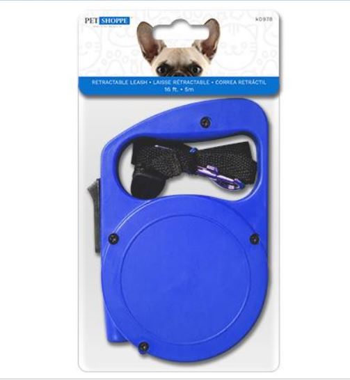 Laisse pour chien rétractable