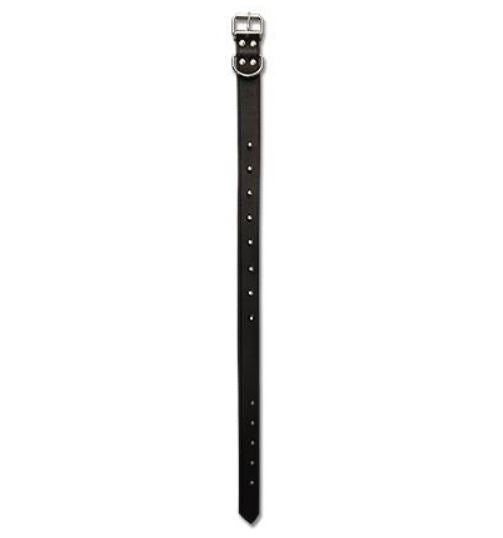Collier pour chien 24 po x 1,13 po noir