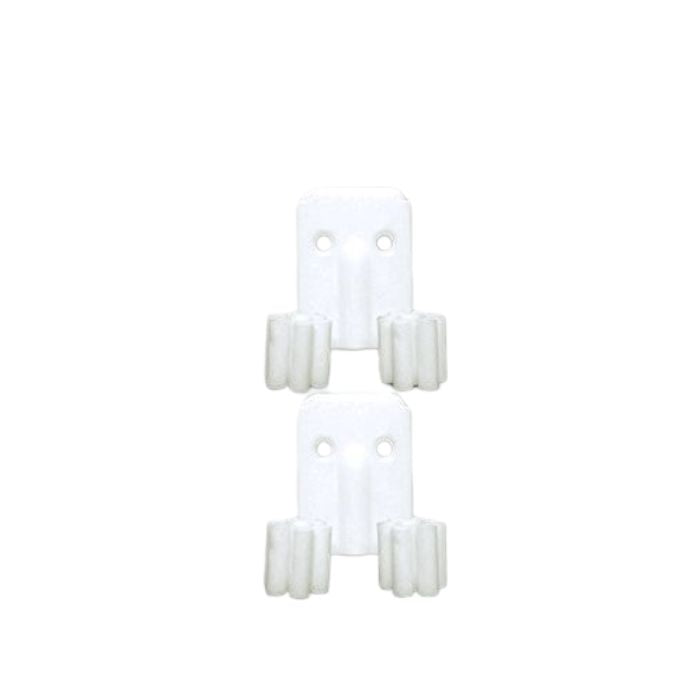 Crochet pour balais blanc (paquet de 2)