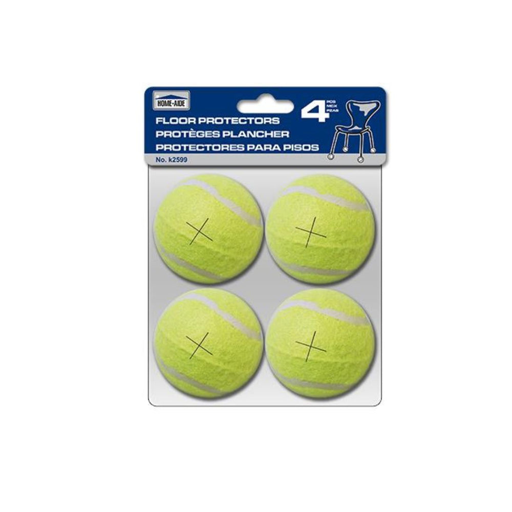 Sous-pattes balles de tennis fendues (paquet de 4)