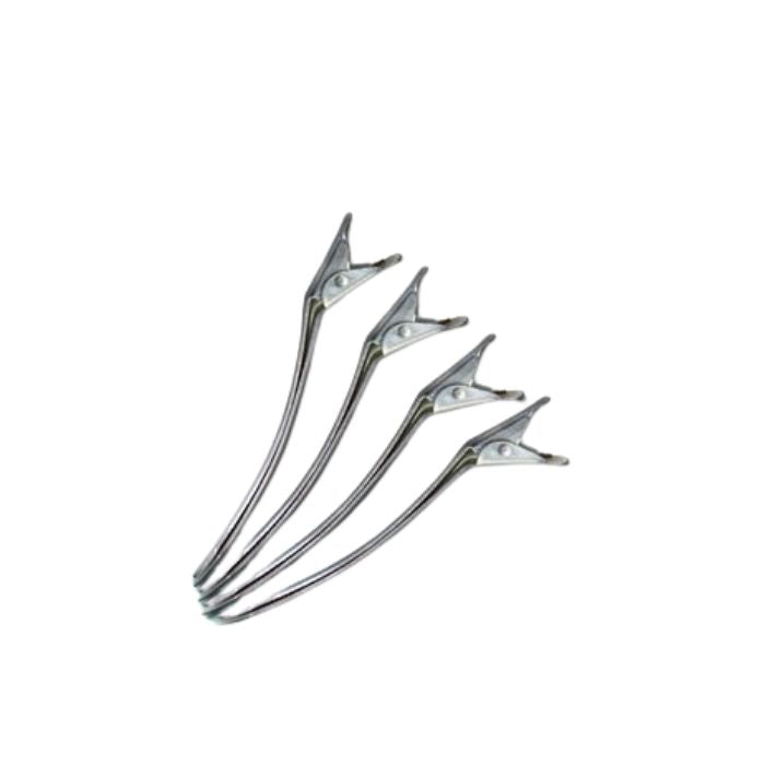 Pince à cheveux argent (paquet de 4)