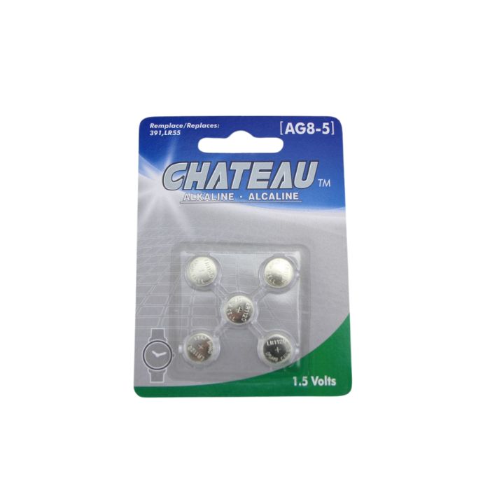 Pile alcaline Chateau AG8 (paquet de 5)