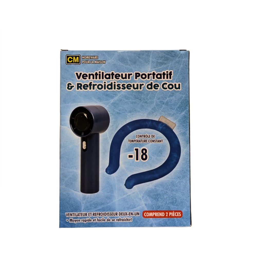 Ventilateur portatif et refroidisseur de cou