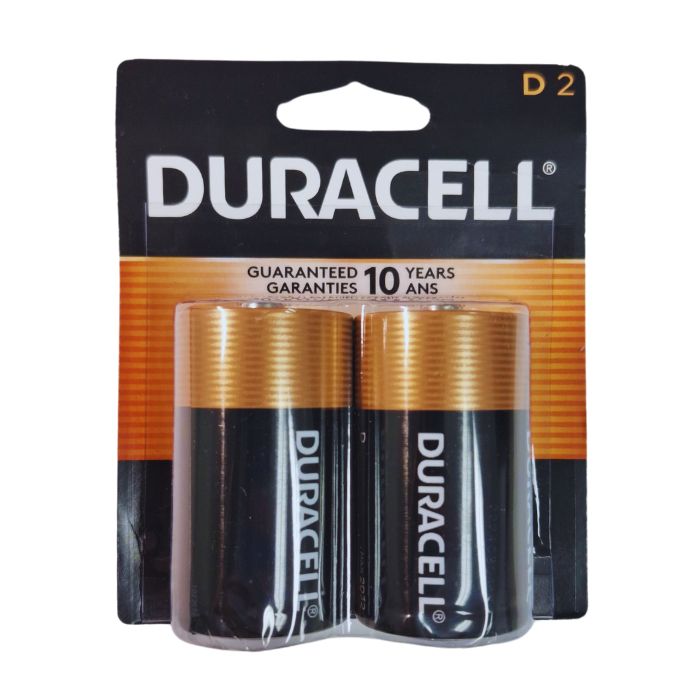 Pile alcaline Duracell D (paquet de 2)