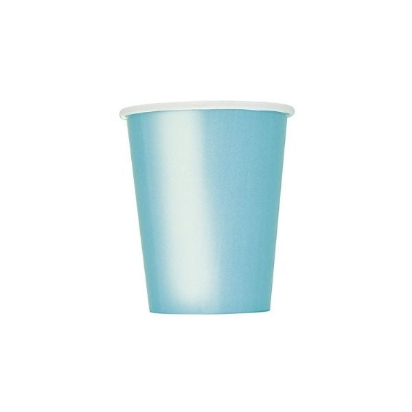 Verre 9 oz (paquet de 8) turquoise