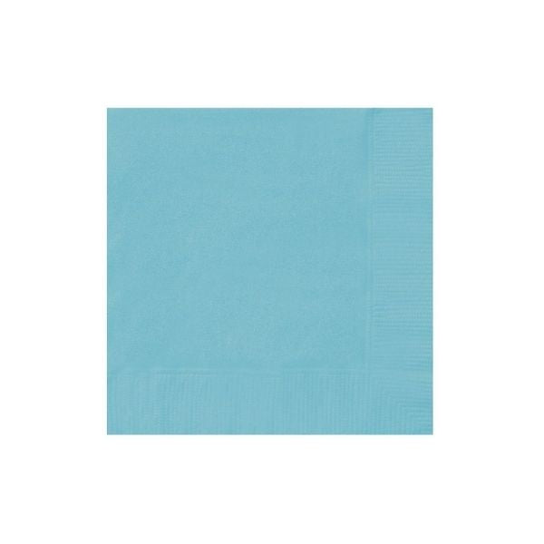 Serviette de table en papier (paquet de 50) turquoise