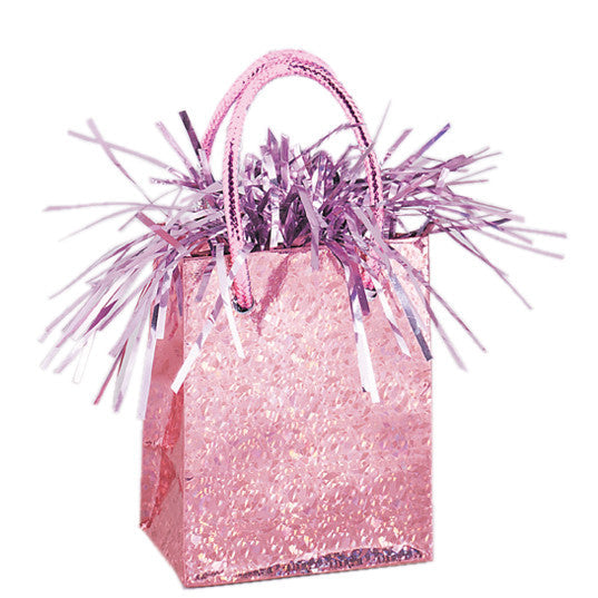 Poids pour ballon en forme de sac cadeau