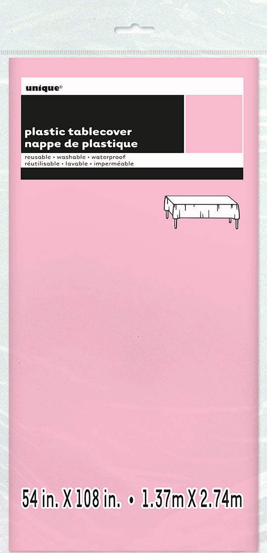 Nappe 54 po x 108 po en plastique jetable