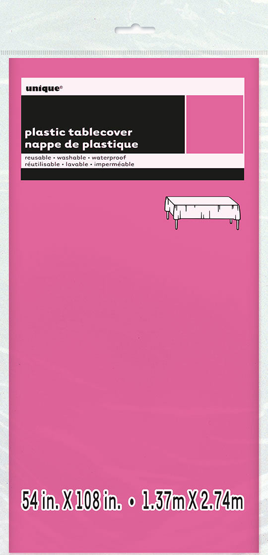 Nappe 54 po x 108 po en plastique jetable
