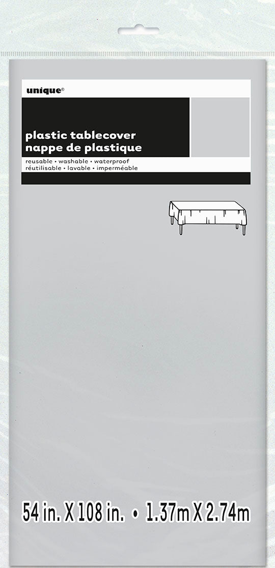 Nappe 54 po x 108 po en plastique jetable