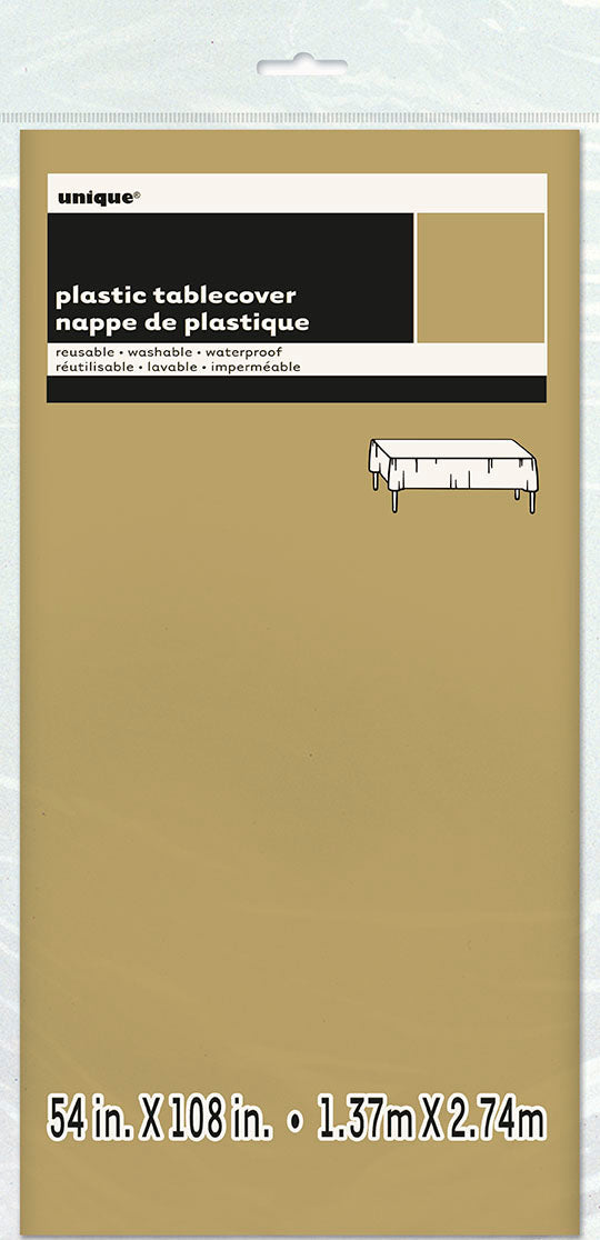 Nappe 54 po x 108 po en plastique jetable