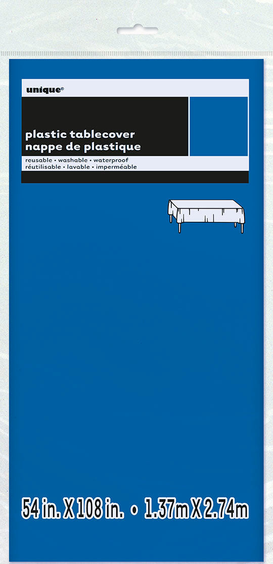 Nappe 54 po x 108 po en plastique jetable