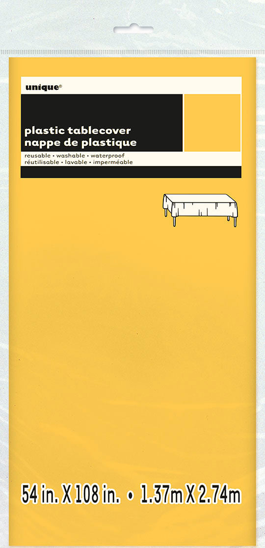 Nappe 54 po x 108 po en plastique jetable