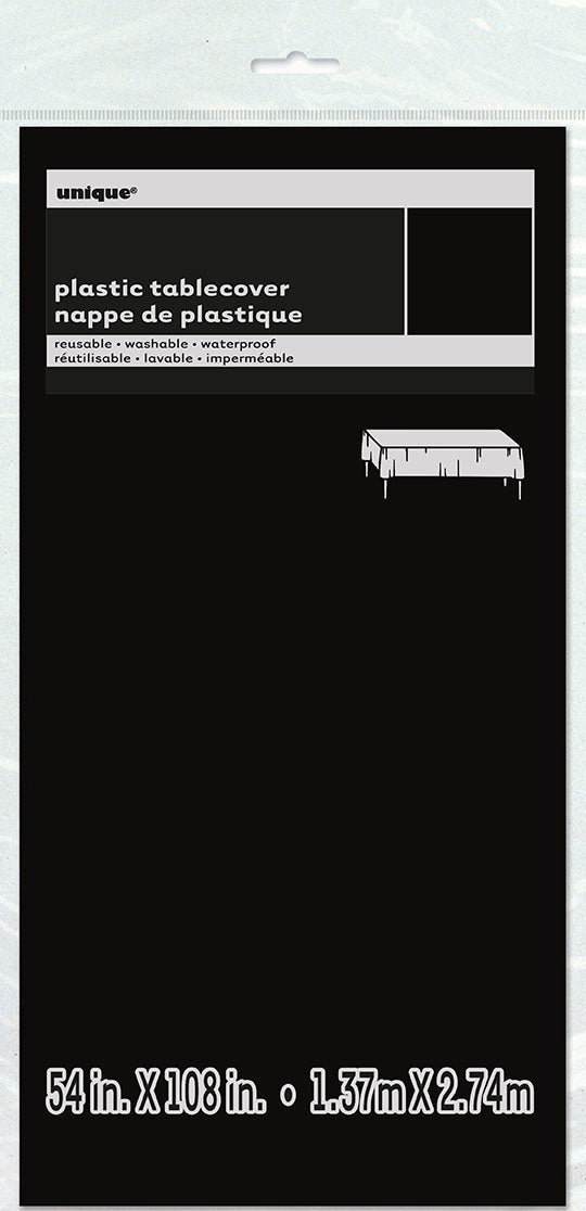 Nappe 54 po x 108 po en plastique jetable