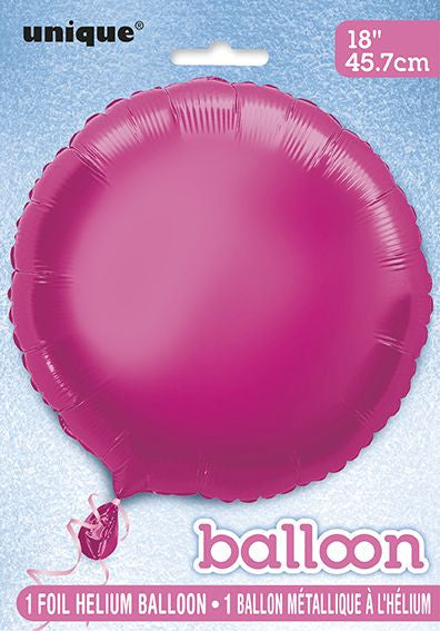 Ballon à l'hélium 18 po rond