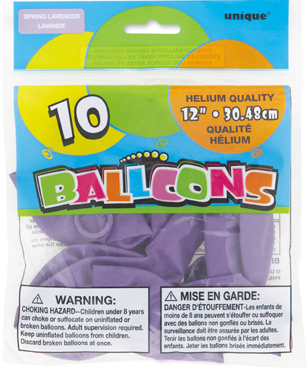 Ballon de fête 12 po (paquet de 10)