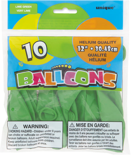 Ballon de fête 12 po (paquet de 10)